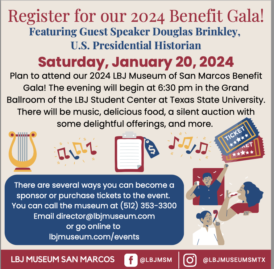 LBJ of San Marcos Gala Posts